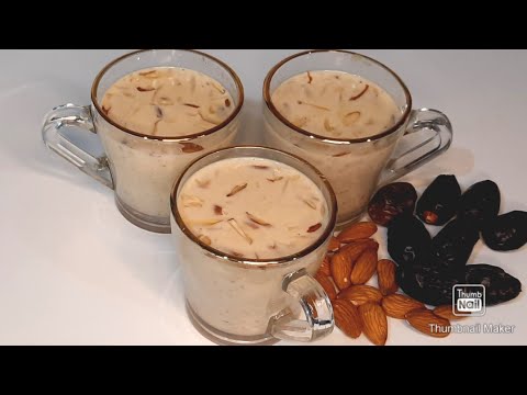 Dates milk | Easy & Healthy milk|winter milk/ Ramadan Special | Calorie Drink