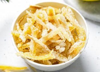 Candied Lemon Peel Recipe | A Sweet and Citrusy Treat