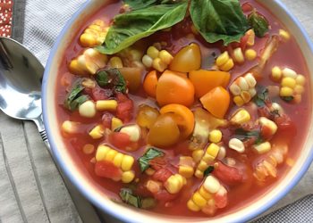 Vegan Tomato Corn Gazpacho – VegKitchen
