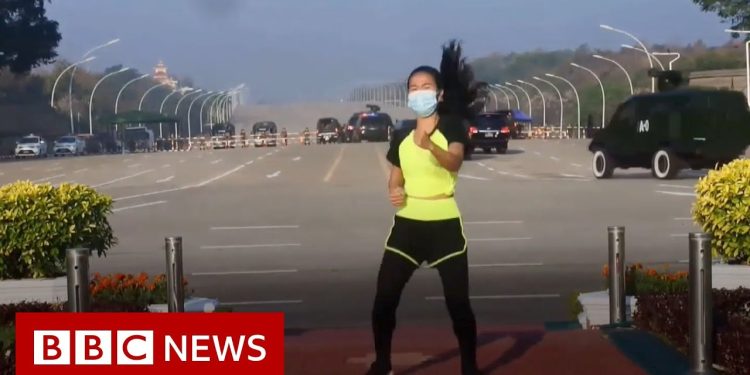 Myanmar fitness instructor accidentally captures coup unfolding – BBC News