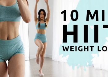 10 Min HIIT to burn calories | Standing Full Body Workout – No Equipment