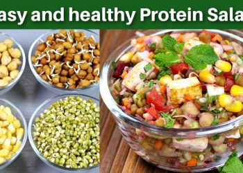प्रोटीन सलाद | Protein Salad | Weight Loss Recipe | Sprouts Salad Recipe | KabitasKitchen