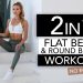 2 in 1 – FLAT BELLY & ROUND BOOTY WORKOUT  // No Equipment | Pamela Reif