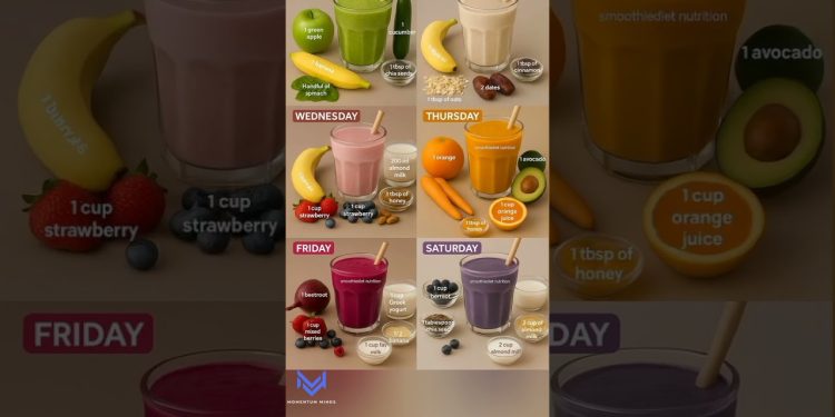 7 HIGH-PROTEIN Smoothies (No Powder!) – 1 for EVERY DAY!