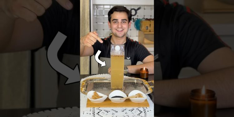 Sunnah Inspired FAT BURNING Drink! π #shorts