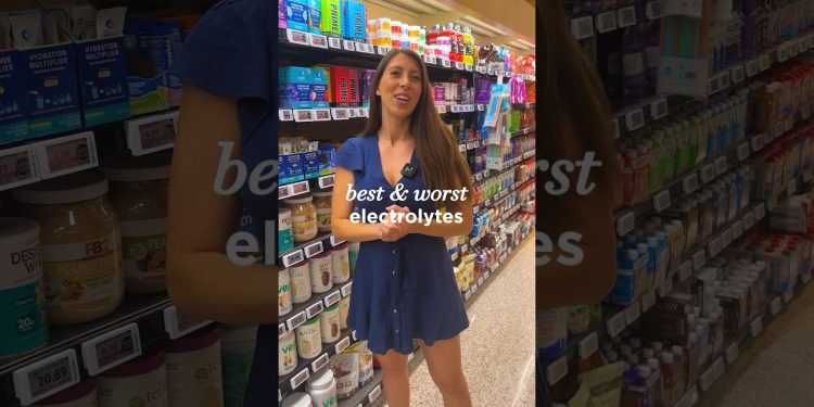 Best & worst electrolytes! #electrolytedrink #electrolyets #healthyeating #grocerylist #groceryhaul