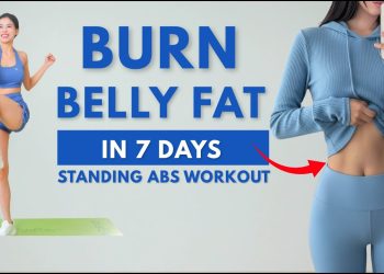 Standing Abs Workout 🔥 Sweat Fast, Burn Belly Fat, No Jumping | Emma Fit