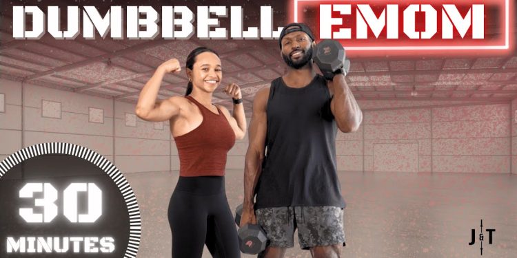 30 Minute Full Body Dumbbell Strength Workout [EMOM]