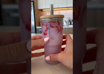 *SATISFYING* DIY PINK DRINK! #satisfying #restock #asmr #starbucksrecipes #amazonstorefront