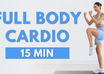 15 MIN FULL BODY CARDIO WORKOUT 🔥 FAT BURNING (No Jumping, No Squats, No Lunges)