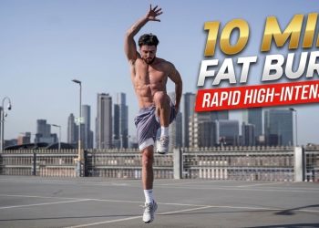 10 Min FAT BURN Workout | No Equipment | Follow Along | Rowan Row