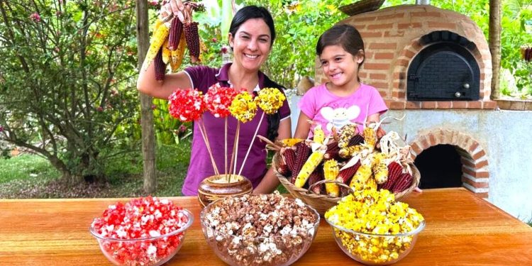 Plantei milho de pipoca e descobri uma nova paixão das crianças!