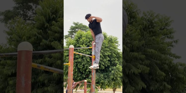 World hardest Muscle Up😳 #calisthenics #muscleup #shorts  #gym
