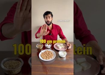 100 gm Protein – Home Food – No Supplements #fitness #food #health #nutrition #protein