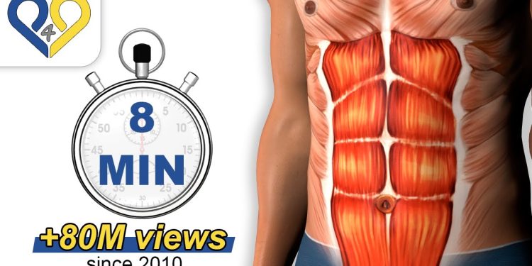 8 Min Abs Workout how to have six pack exercise