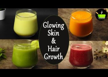 4 Healthy Juices For Glowing Skin & Hair Growth | Drink for Healthy Hair Skin & Nails |Morning Juice