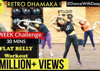 DWD118 – 30mins Daily BELLY FAT BURN Workout | RETRO SPECIAL | Lose weight 3-5kgs #dancewithdeepti