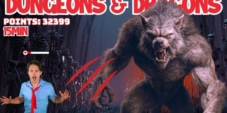 Kids Werewolf Brain Break | Dungeons and Dragons Escape | Workout for Kids