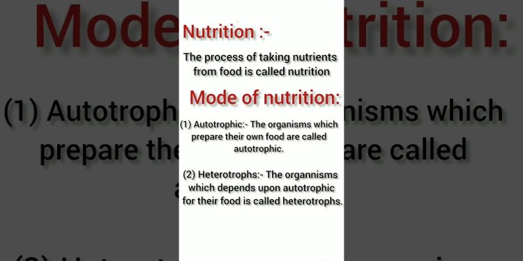 nutrition define and mode of nutrition #music #education #treanding #viral #biology #trendingshorts