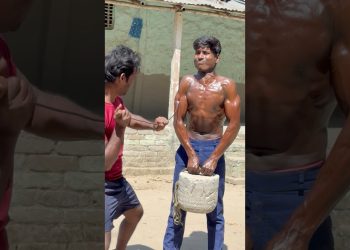 naya bodybuilder, YouTube gym health #village Desi #stand man #exercise #trendpost, #Motivation￼🌍😭