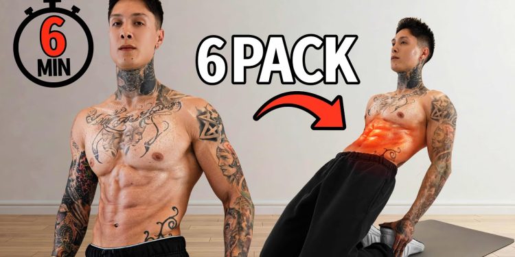 SUPER EFFECTIVE 6MIN 6PACK ABS WORKOUT (NO REST)