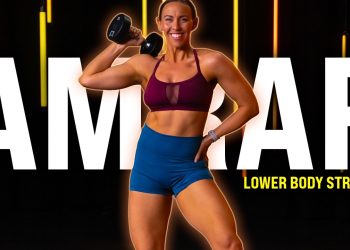 45 MIN LOWER BODY CHALLENGE | Ladder AMRAP Workout!