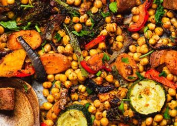 Sheet Pan Meal With Vegetables And Chickpeas (Vegan)
