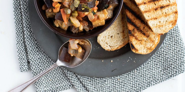 This authentic Italian caponata is so tasty, you’ll forget it’s basically just a bowl of vegetables