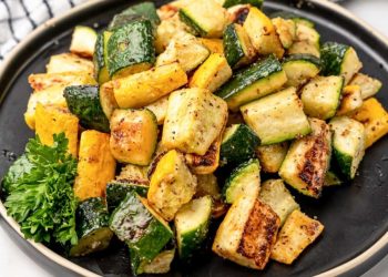 Oven Roasted Zucchini and Squash