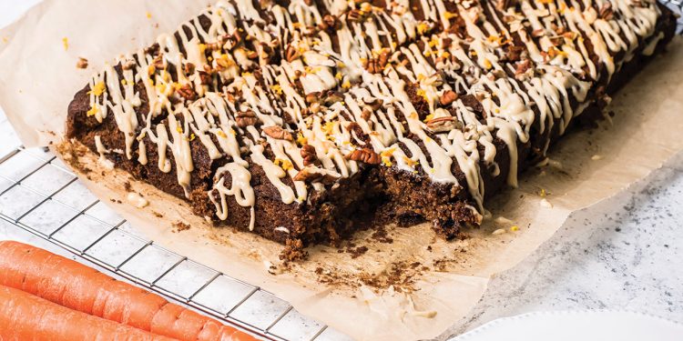 Vegan Carrot and Pecan Cake with Cashew Frosting