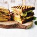 Vegan Club Sandwich with Smoked Tofu ‘Bacon’ and Pesto Mayo