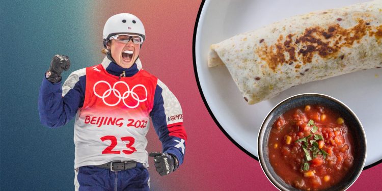 Olympic Freestyle Skier Ashley Caldwell’s Go-to Postpartum Meal