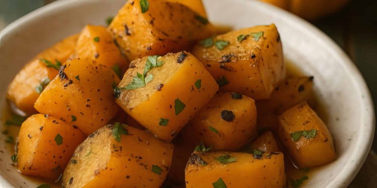 Maple Glazed Butternut Squash – from VegKitchen!