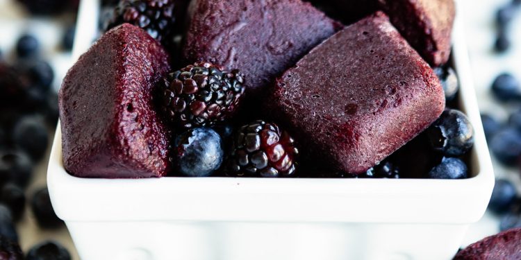 Elderberry Smoothie Cubes