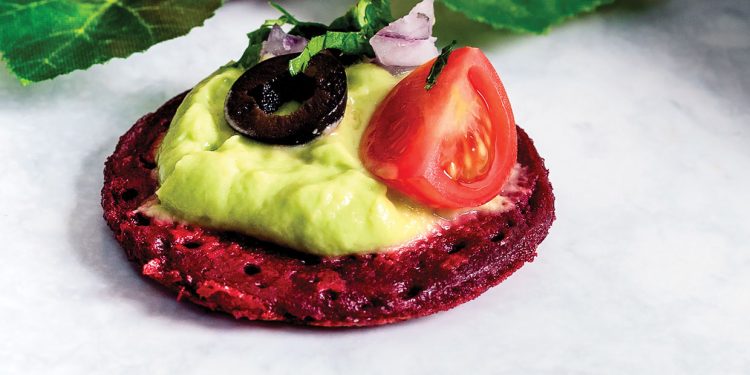 Vegan Beetroot Blinis