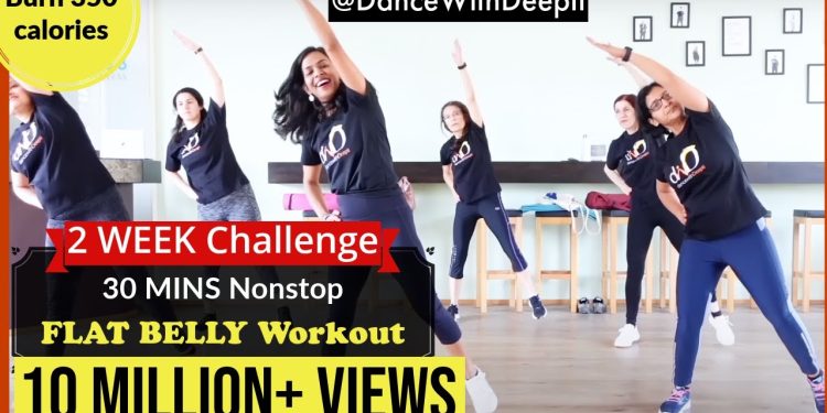 DWD#107 – 30mins Daily BELLY FAT BURN Workout | Easy Exercise to Lose weight 3-5kgs #dancewithdeepti