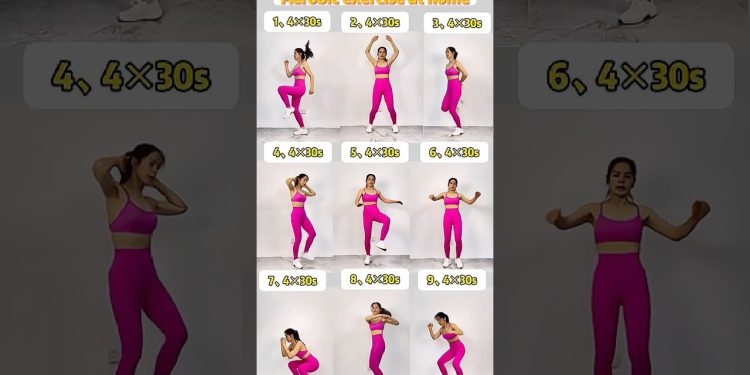 Aerobic Exercise At Home #fitness #homeworkout #aerobic
