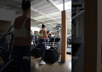 Stair master routine for fat loss *beginner friendly*