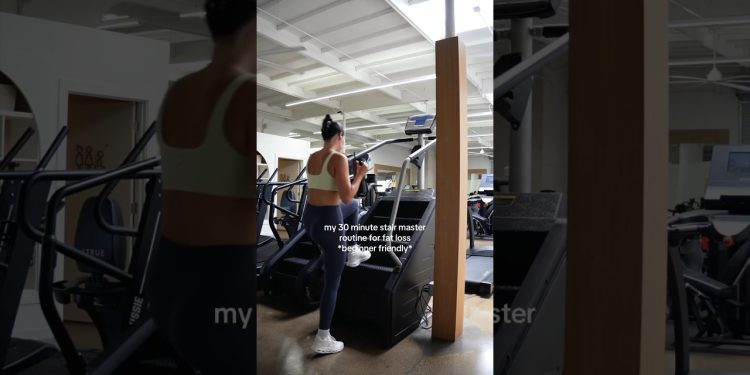 Stair master routine for fat loss *beginner friendly*
