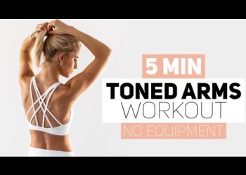 5 MINUTES TONED ARMS WORKOUT | no equipment | Caro Daur #DAURPOWER