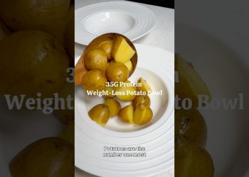 WEIGHT-LOSS POTATO BOWL 35G PROTEIN. Antioxidants, fiber, and resist starch loaded bowl with leucine