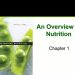 Nutrition Overview (Chapter 1)