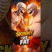 Day-107: ( Skinny vs Fat – Real Winner? 🔥) #fitness #Shorts