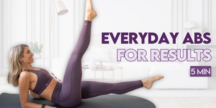 5 min Express Abs Burn 🔥 | Intense Pilates Core Workout at Home | No Equipment Needed