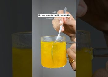 simple morning drink therapy for healthy hair and skin! ✨#healthyhair #healthyskin #haircaretips