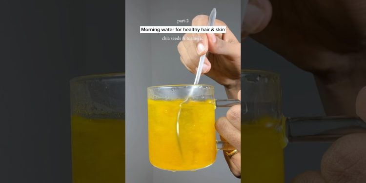 simple morning drink therapy for healthy hair and skin! ✨#healthyhair #healthyskin #haircaretips