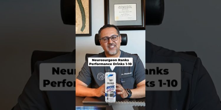Neurosurgeon Ranks Performance Drinks 1-10 #neurosurgeon #shortfeed #shortvideo #health #shorts
