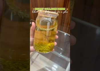 Homemade Collagen Drink🥤 #collagen #nutrition #weightloss #ytshorts