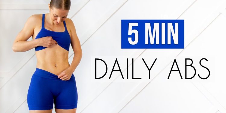 5 MIN DAILY ABS WORKOUT – At Home Total Core Routine