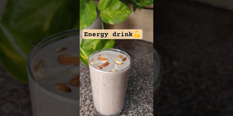 1 Glass a day / No Sugar Energy Drink 💪 Healthy Drink for Hair, Skin, Health #shorts #energydrink